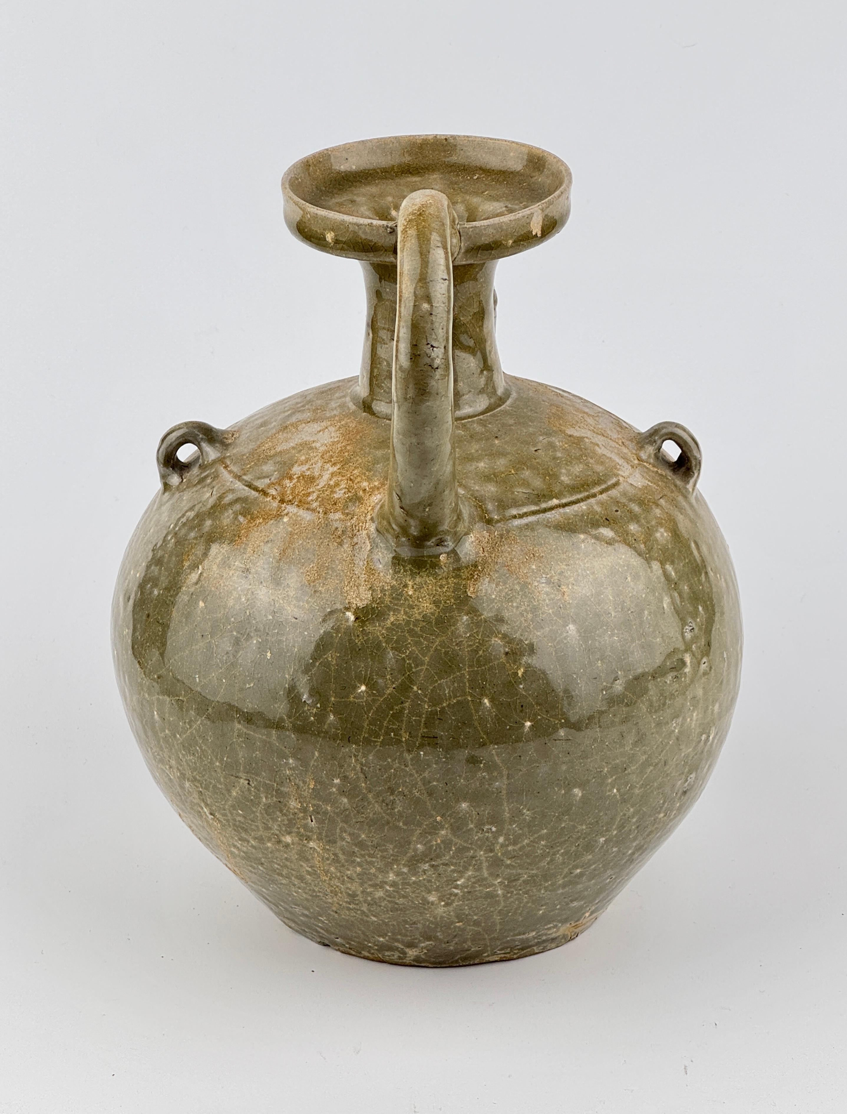 Rare Yue Celadon Chicken-Head Ewer, Jin-Southern Dynasty For Sale 3