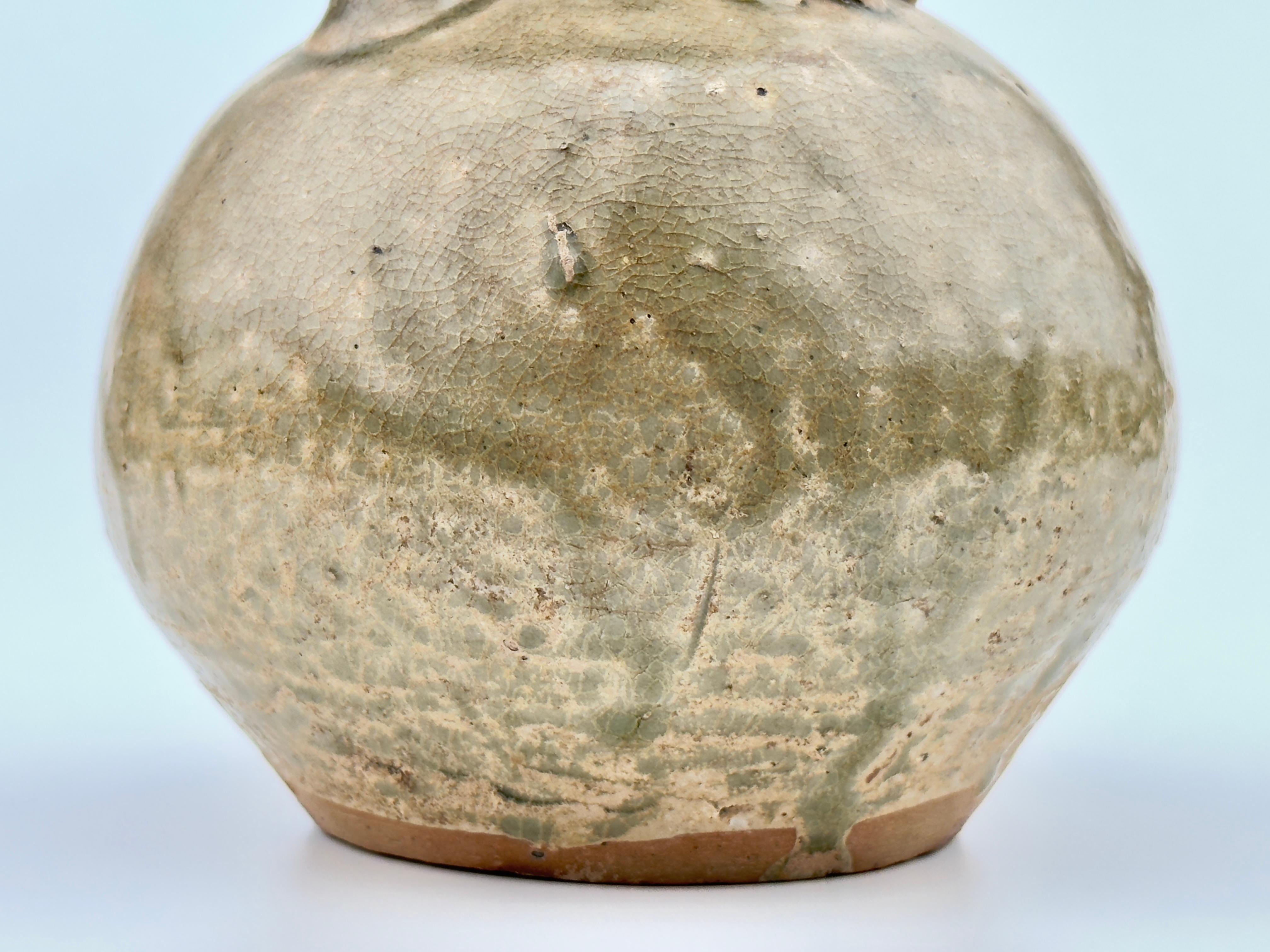 Rare Yue Celadon Chicken-Head Ewer, Jin-Southern Dynasty For Sale 8