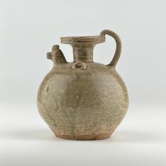 Rare Yue Celadon Chicken-Head Ewer, Jin-Southern Dynasty