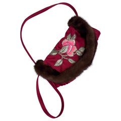 Rare Yves Saint Laurent by Tom Ford FW 2004 silk shoulder purse