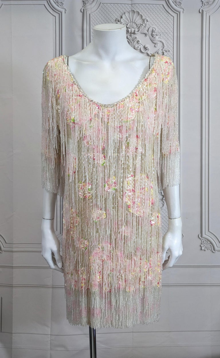 Rare Yves Saint Laurent Haute Couture Beaded Mini, 1969