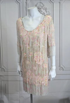 Rare Yves Saint Laurent Haute Couture Beaded Mini, 1969