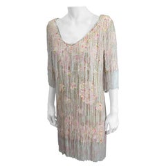 Vintage Rare Yves Saint Laurent Haute Couture Beaded Mini, 1969