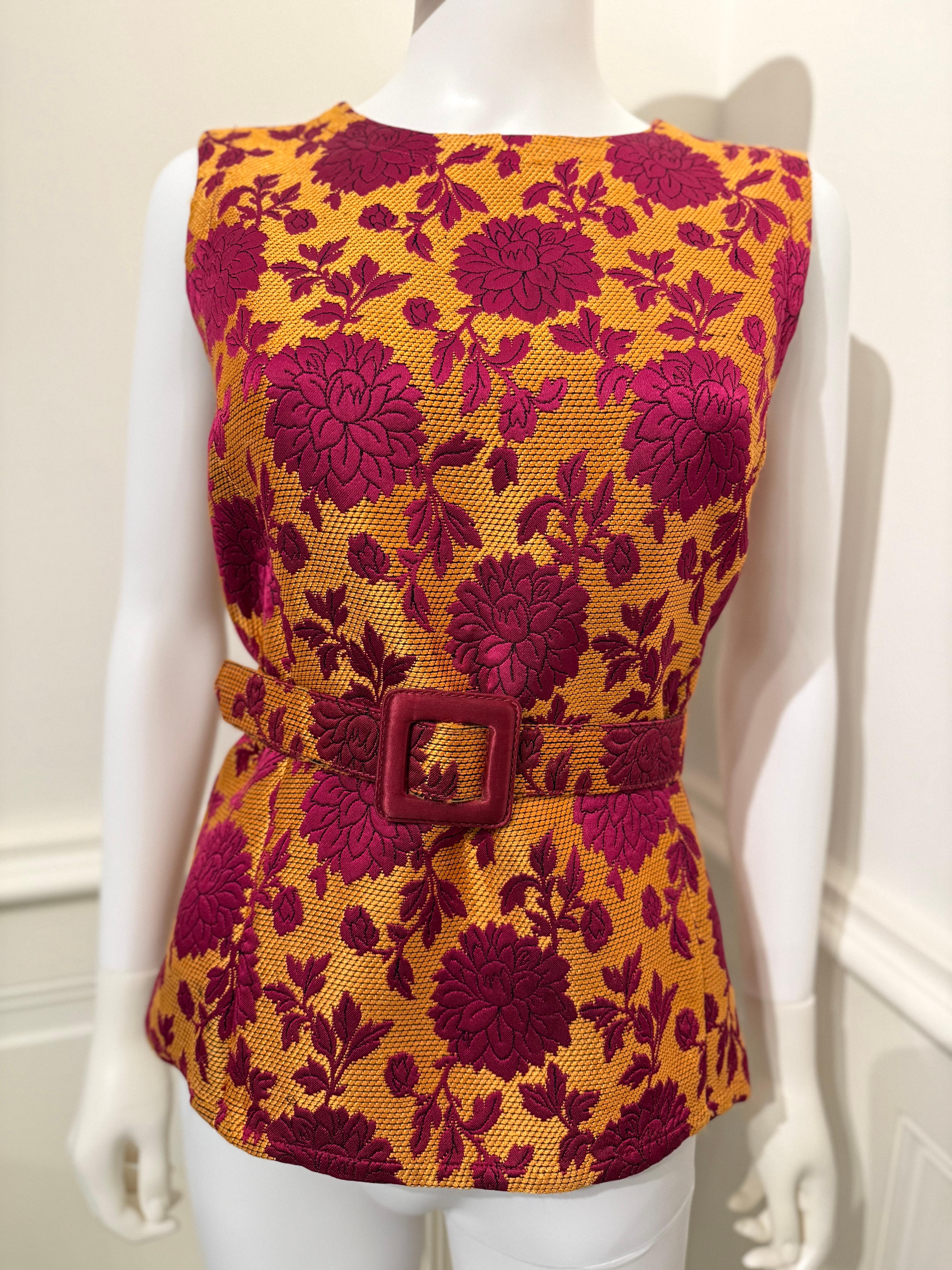 Raro Yves Saint Laurent Rive Gauche A/I 1992/1993 Top/gilet documentato in passerella In condizioni ottime in vendita a NICE, FR