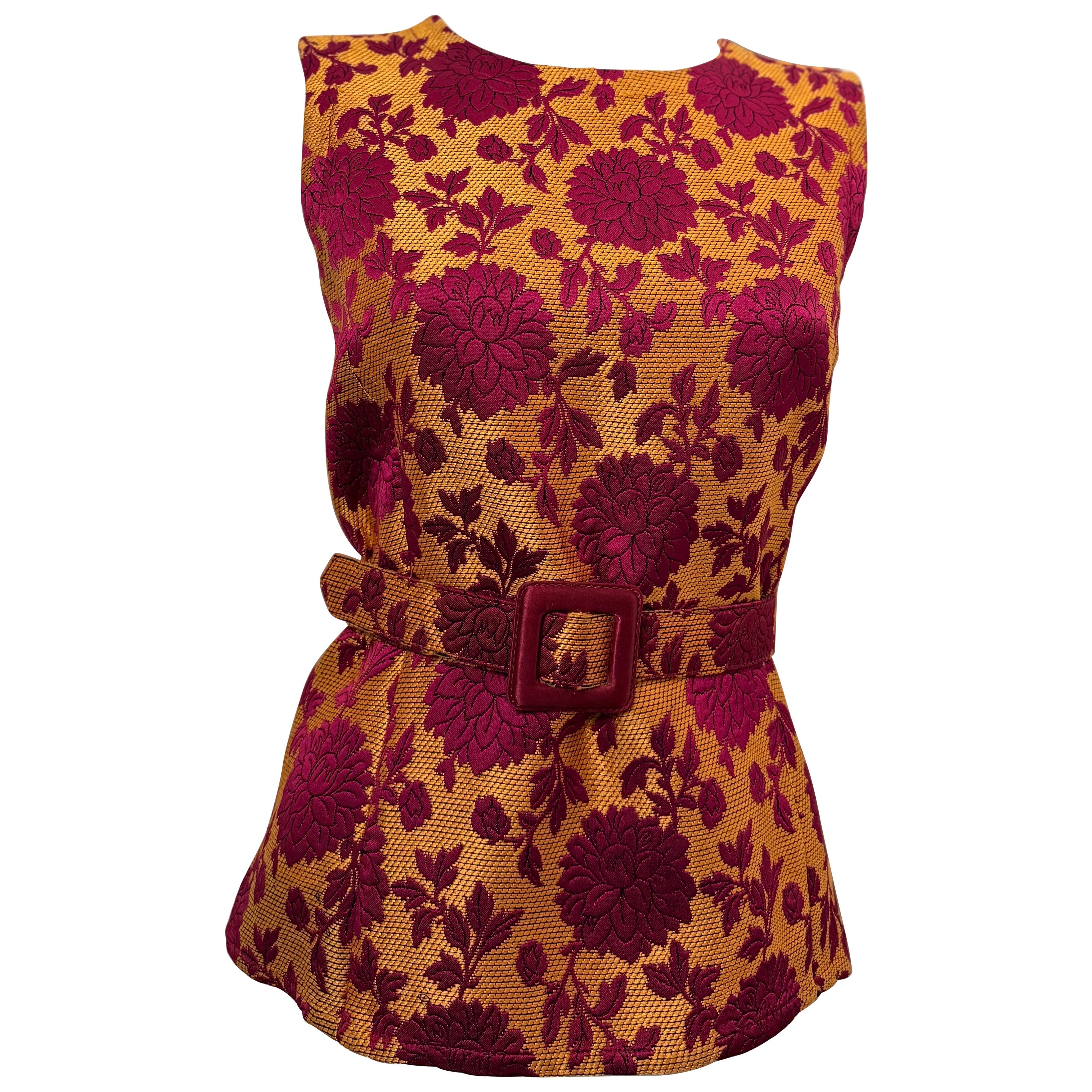 Raro top/vestido Yves Saint Laurent Rive Gauche F/W 1992/1993 documentado para pasarela en venta