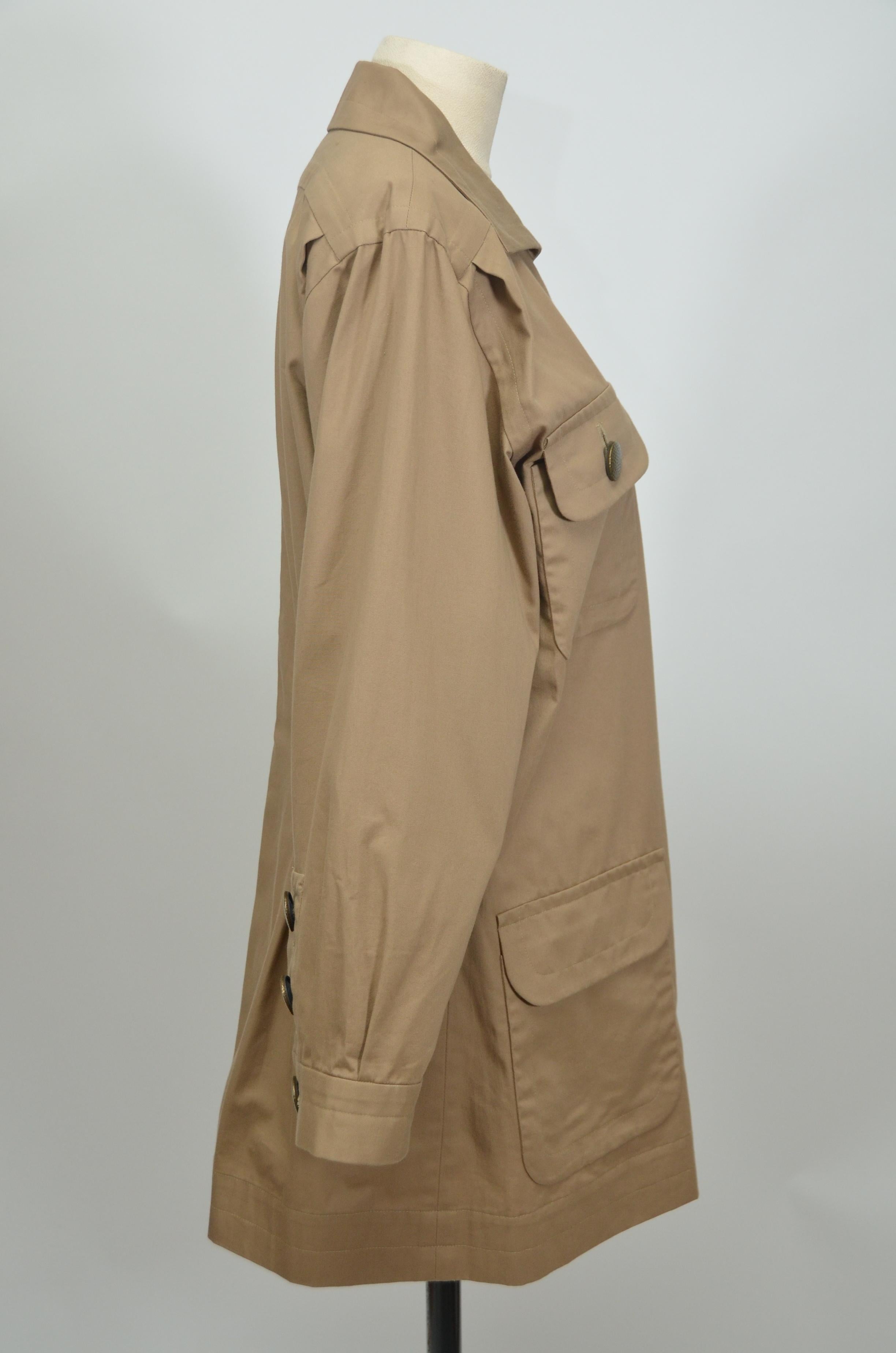 Yves Saint Laurent Rive Gauche Jahrgang  Saharienne  Kleid  Mintfarben  Größe SZ 36FR für Damen oder Herren