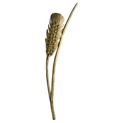 Rare Yves Saint Laurent Wheat Brooch, Iconic Museum Piece, c.1987–1990