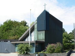 Rare Louis Poulsen Brass Hanging Lamps 1960s from the Bavnehøj Church Copenhagen