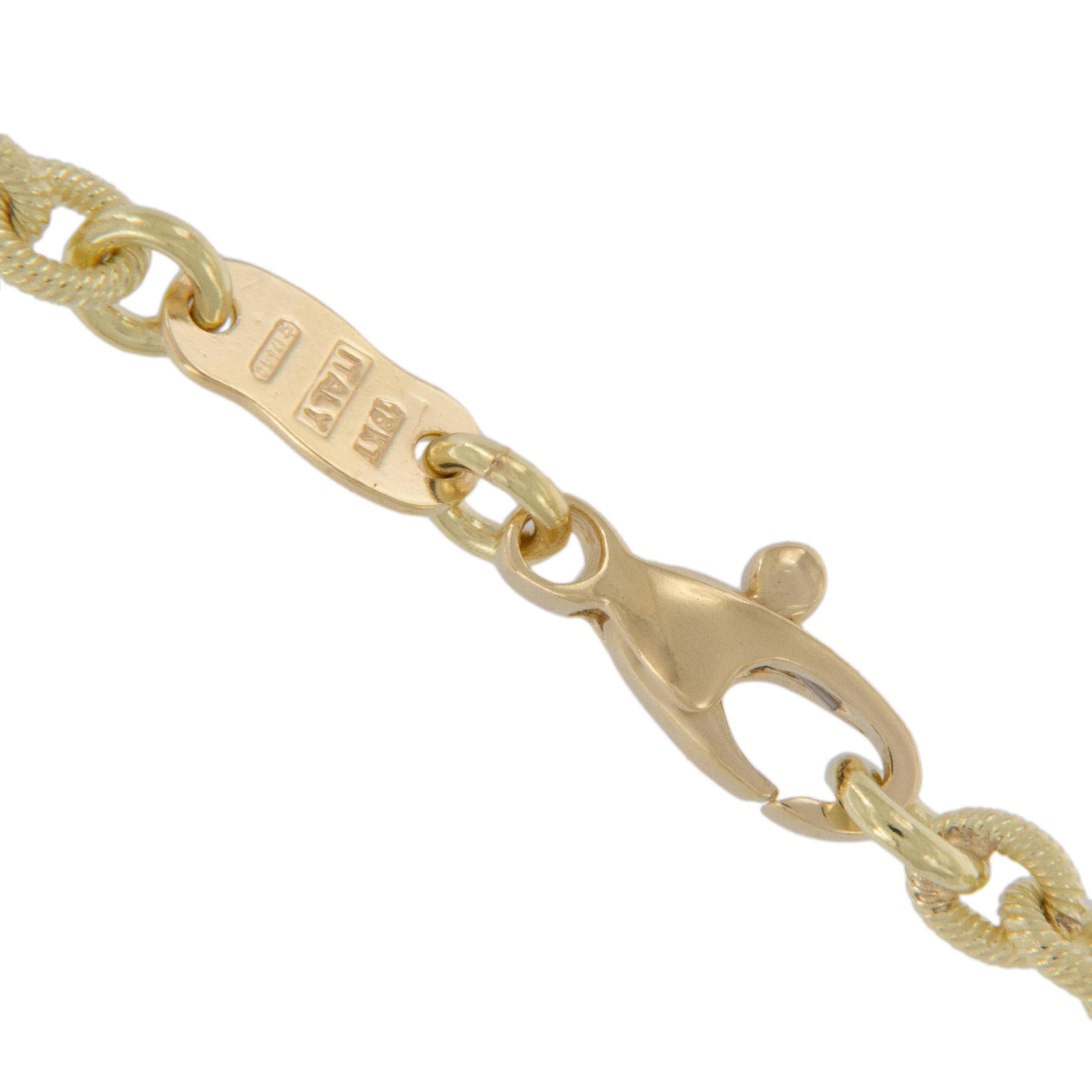 men's yellow gold handmade byzantine necklace chain jewelry