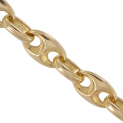 Rarely seen Van Cleef and Arpels 18 Karat Yellow Gold Gucci Anchor Chain