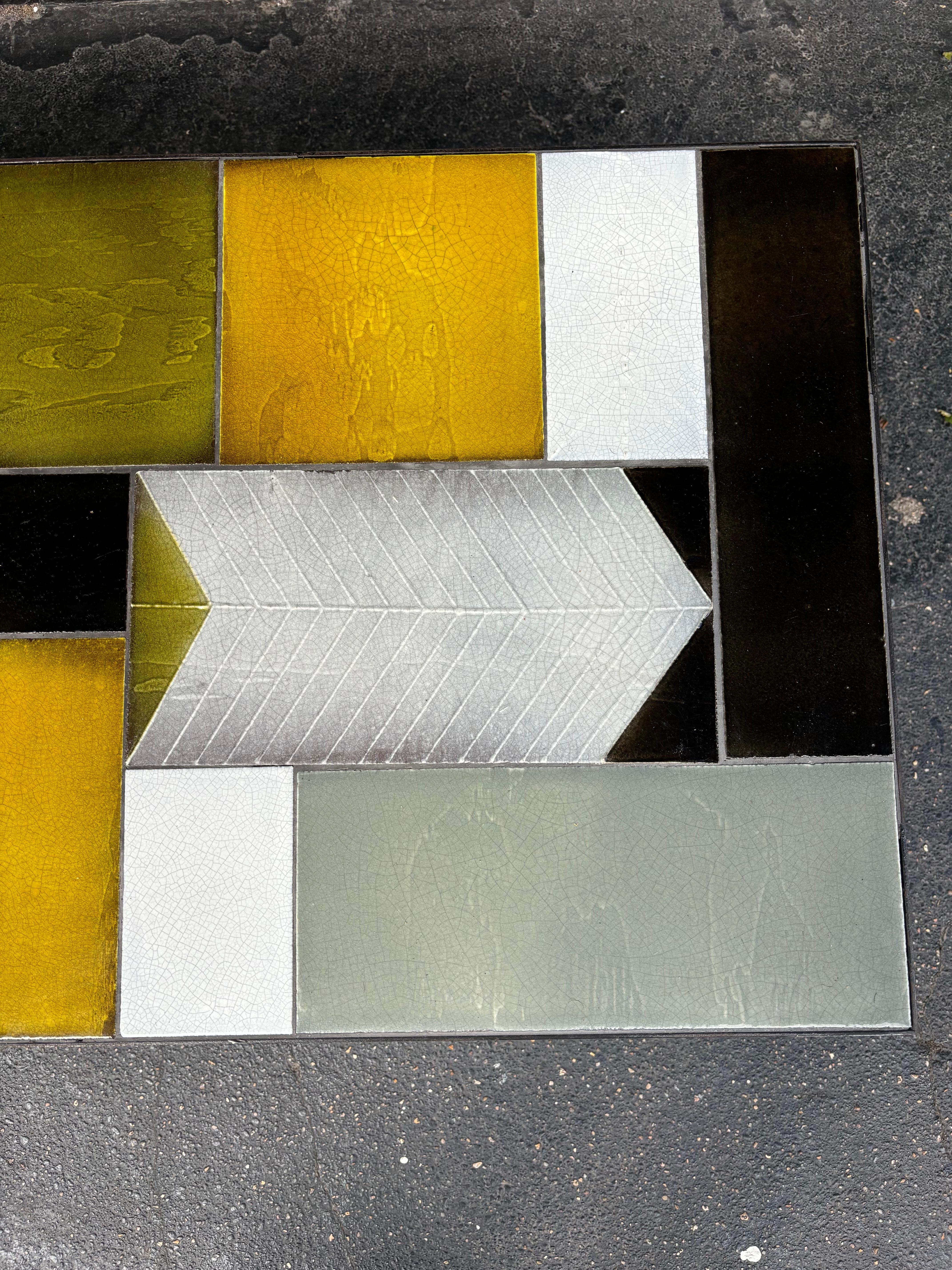 Rarest coffee table by Roger Capron en venta 3