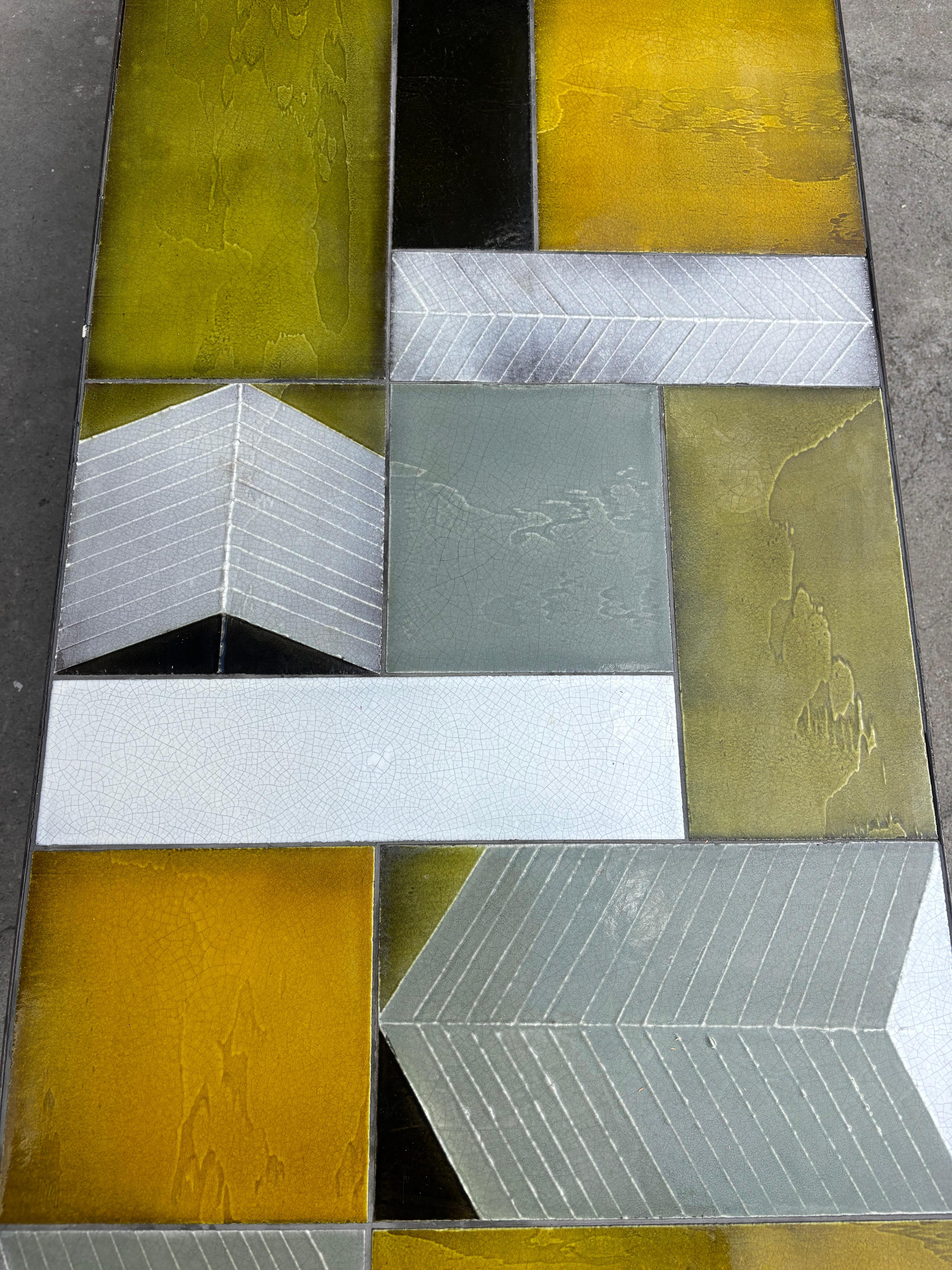 Rarest coffee table by Roger Capron en venta 12