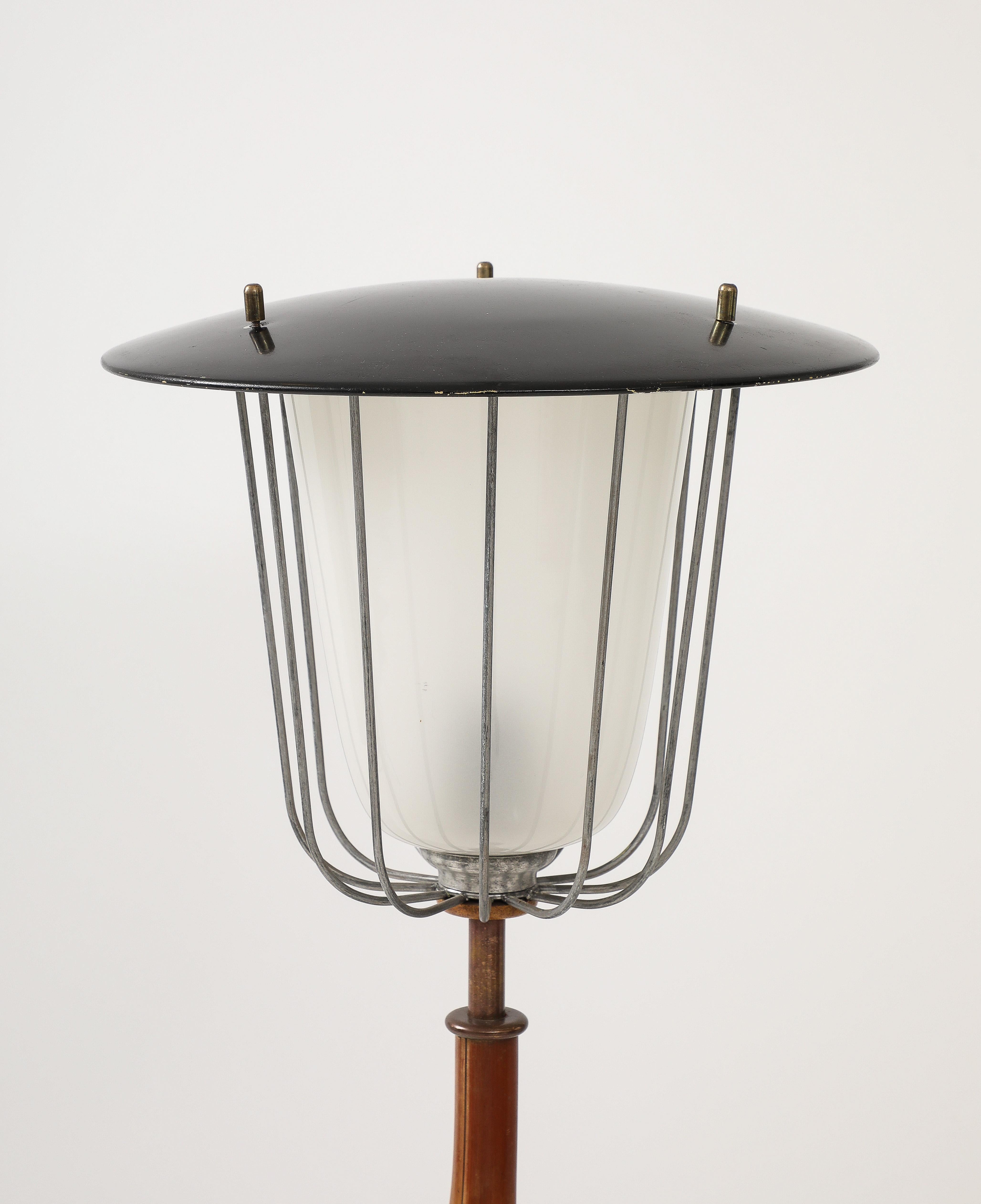 Rare lampadaire en bambou Kalmar n°2081 - Autriche 1960's en vente 5