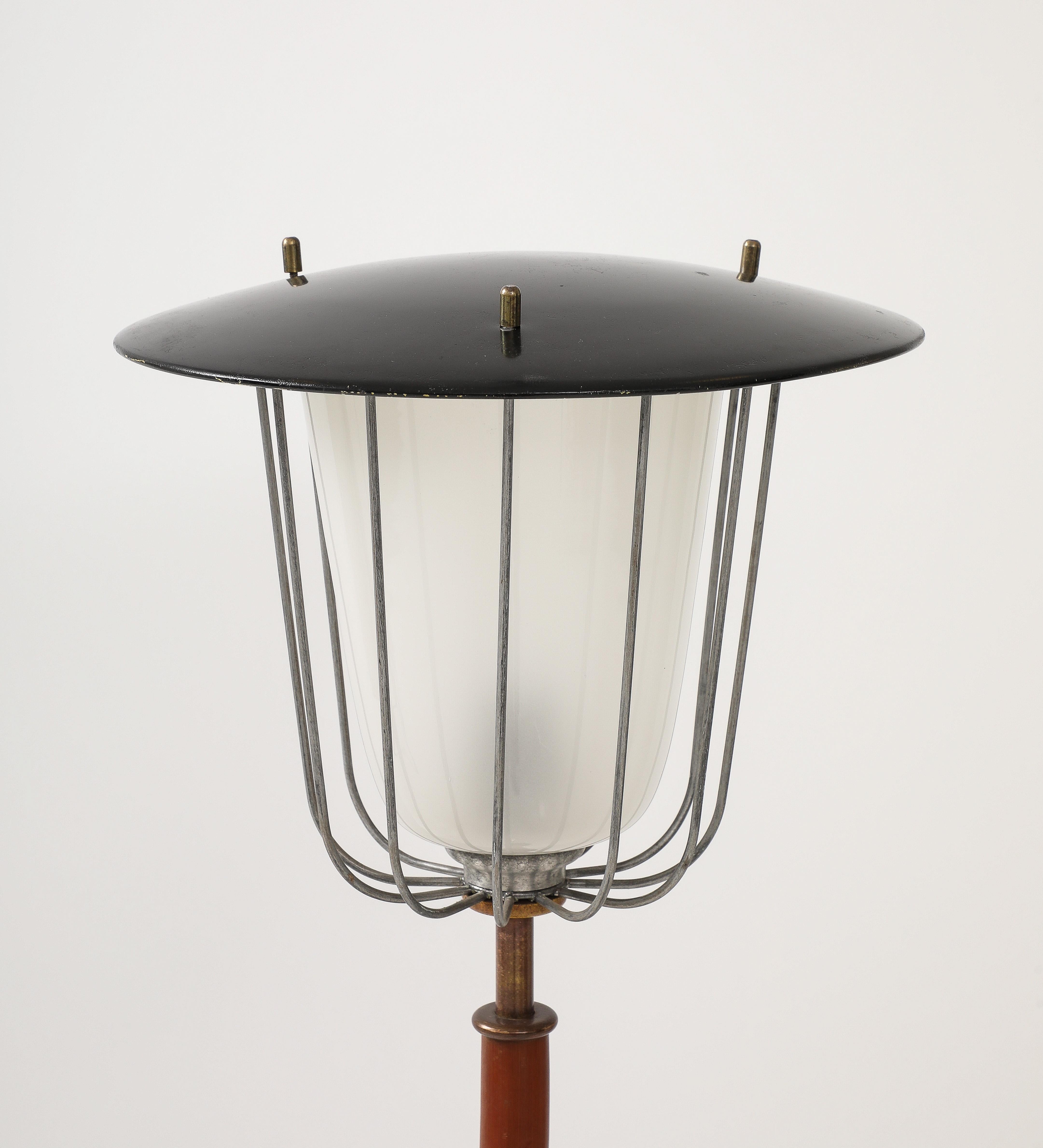 Rare lampadaire en bambou Kalmar n°2081 - Autriche 1960's en vente 8