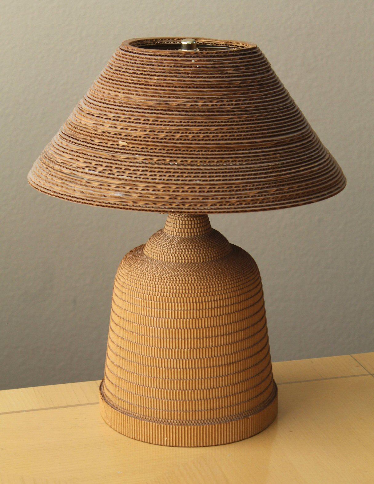 Wow!


Rarest Mid Century
Cardboard Table Lamp
By Gregory Van Pelt

Here is a fantastic and simply beautiful example of the card board lamp by Gregory Van Pelt!  The base of this lamp is shaped almost like an ancient Sumerian temple! A feast for the