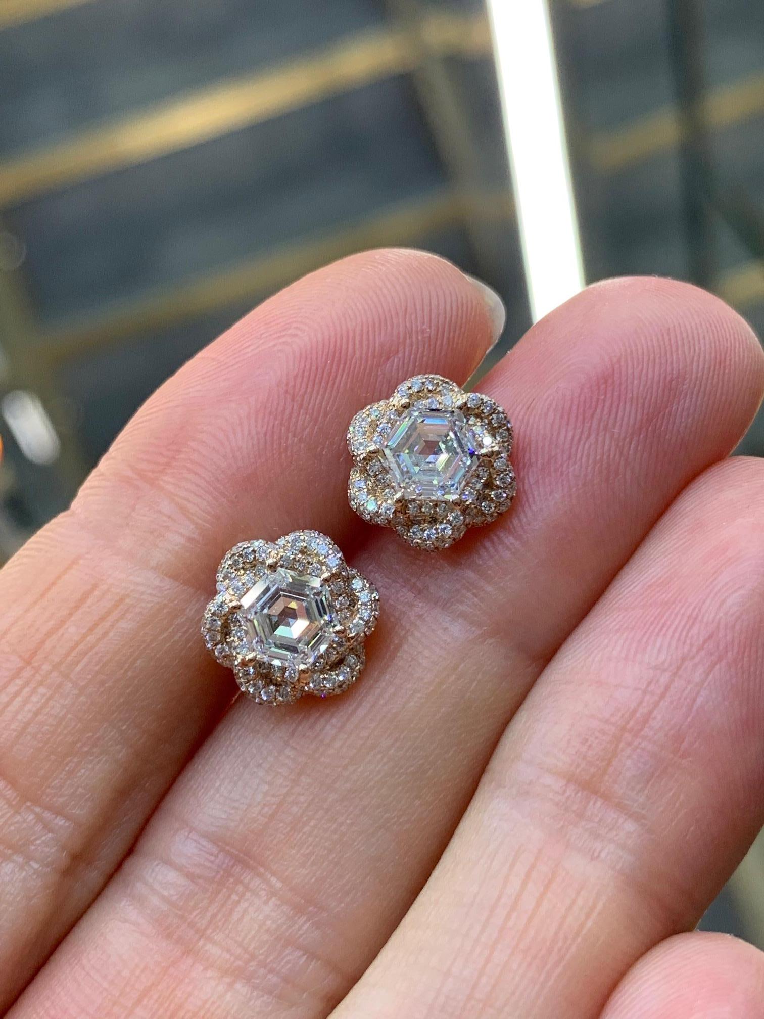 0.75 carat diamond stud earrings