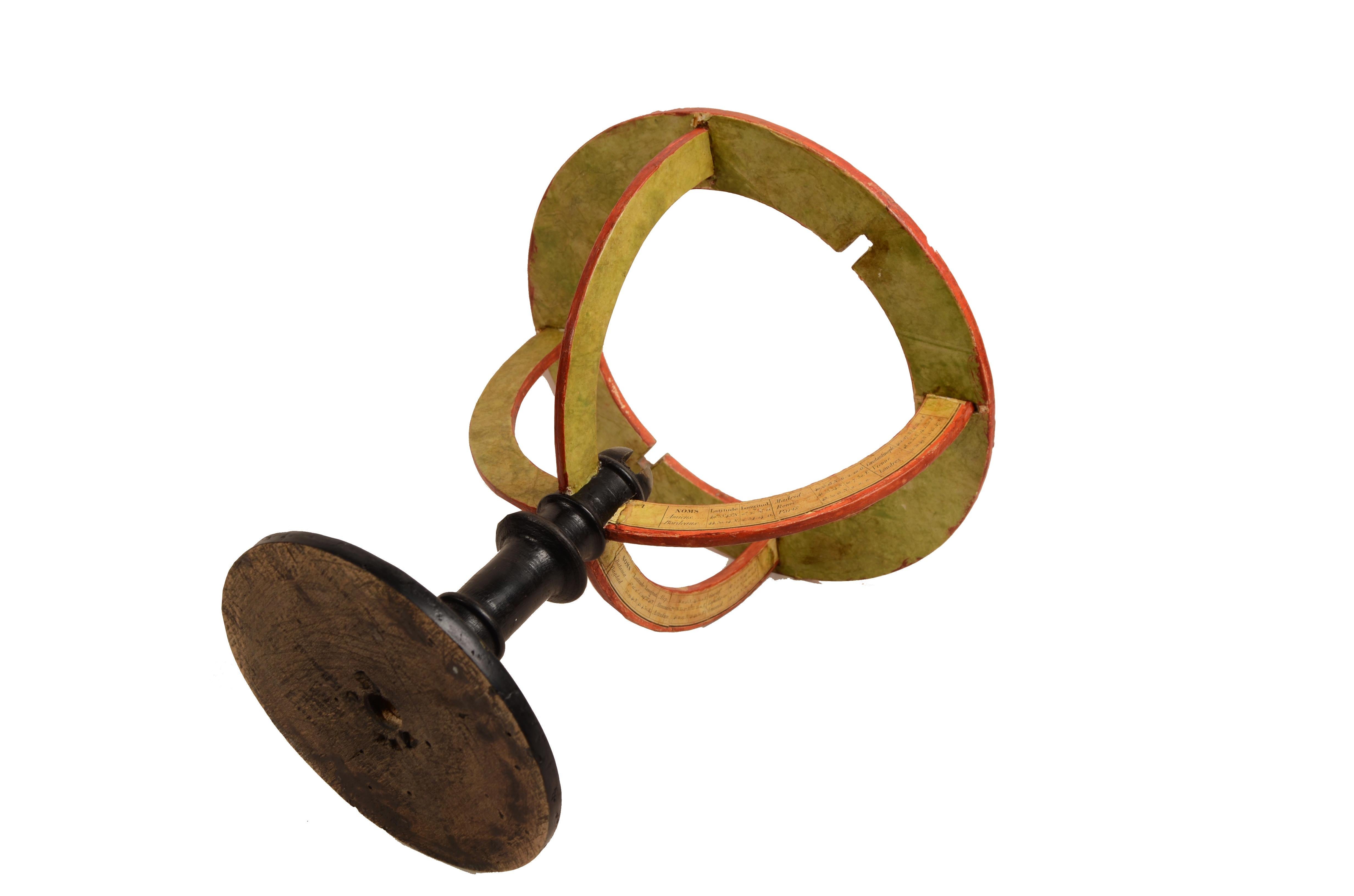 Rare paire de globes terrestres et célestes de Felix  Delamarche daté de 1834 en vente 13