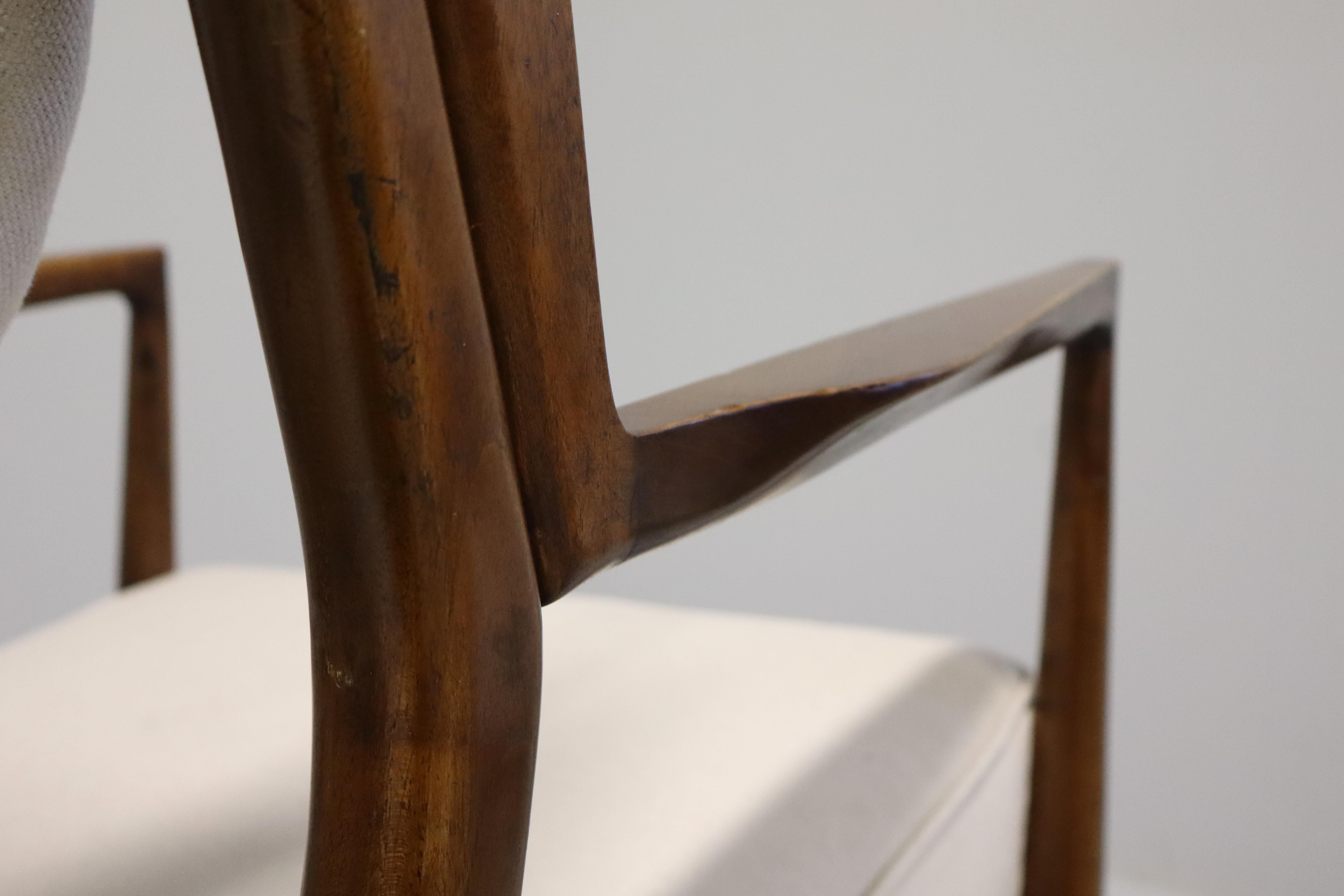 Très rare paire de fauteuils 'Triennale' de Gio Ponti pour I.S.A. Bergamo  en vente 8