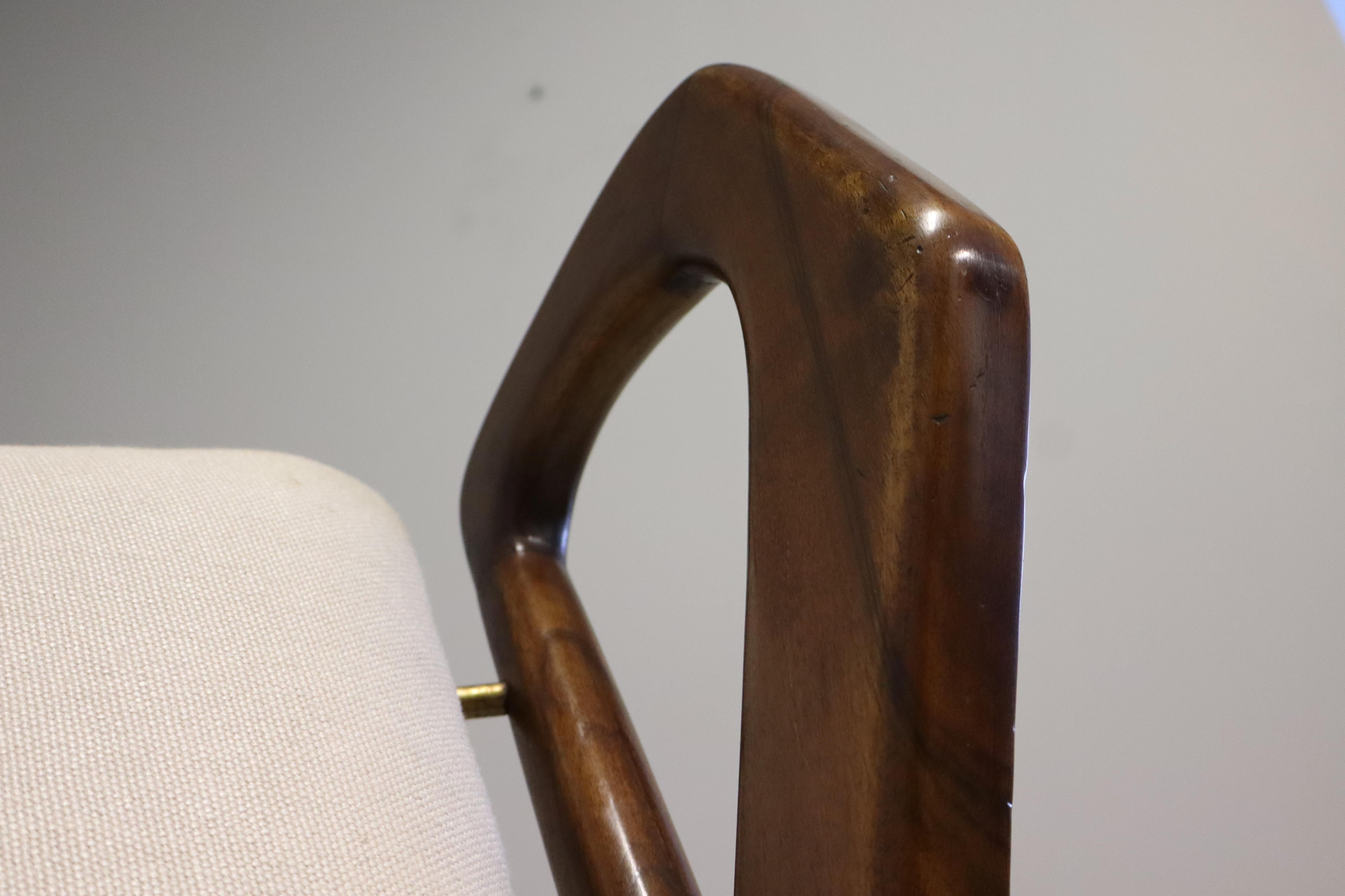 Très rare paire de fauteuils 'Triennale' de Gio Ponti pour I.S.A. Bergamo  en vente 9