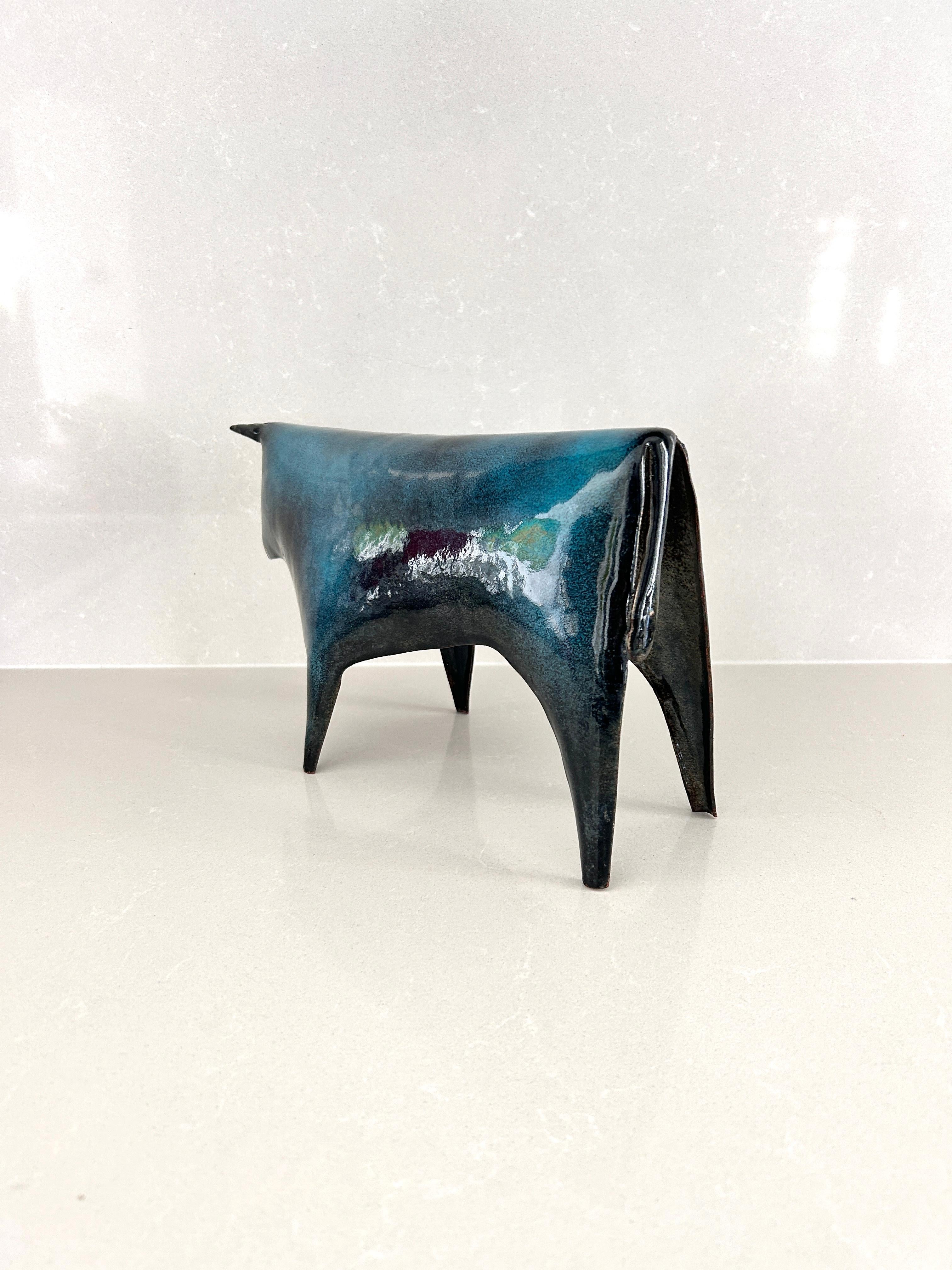 Very rare Taurus-shaped sculpture by Gio Ponti for De Poli, 1950s For Sale 2
