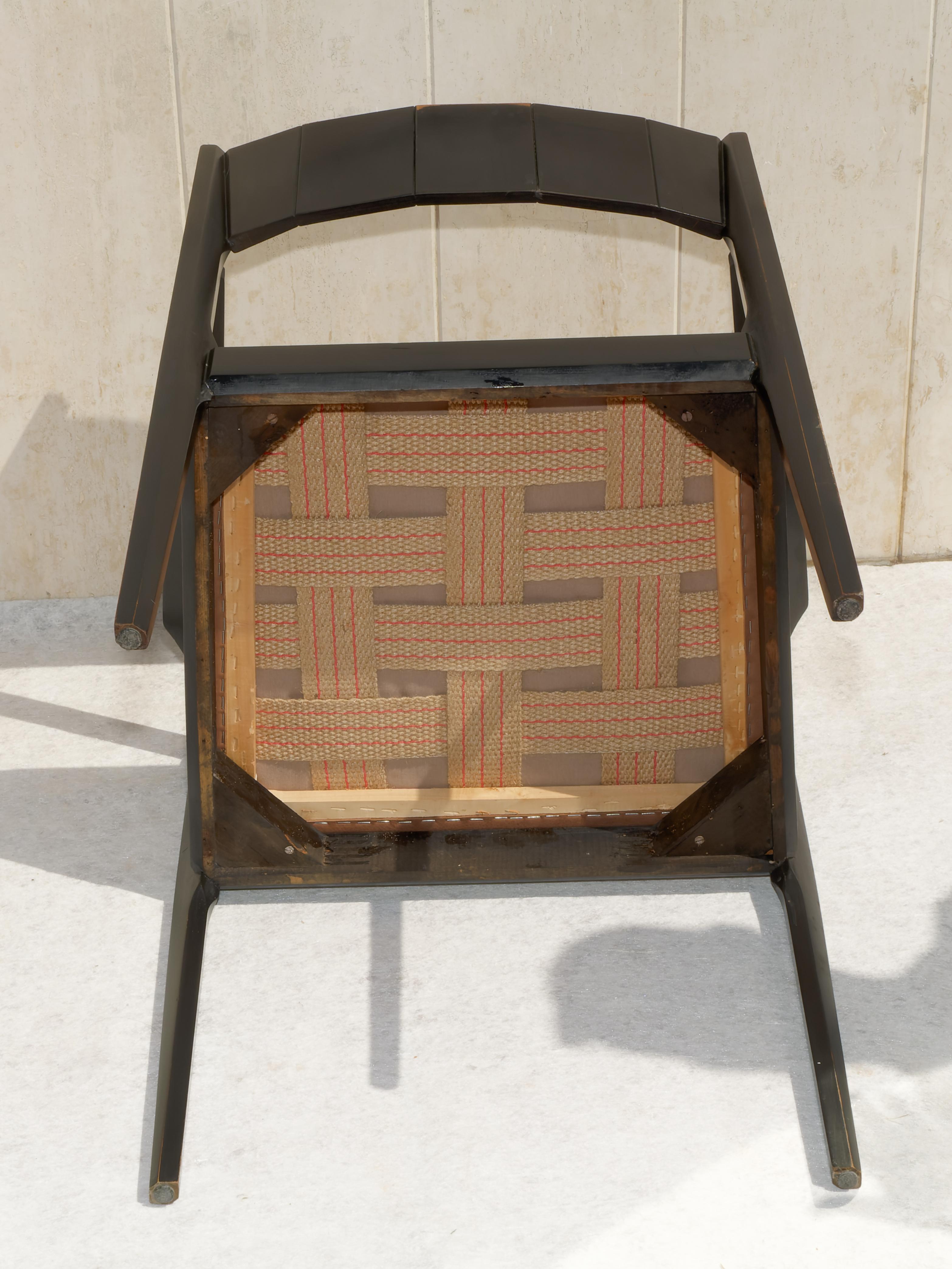 Very Rare Vittorio Dassi Chair, 1960s For Sale 8