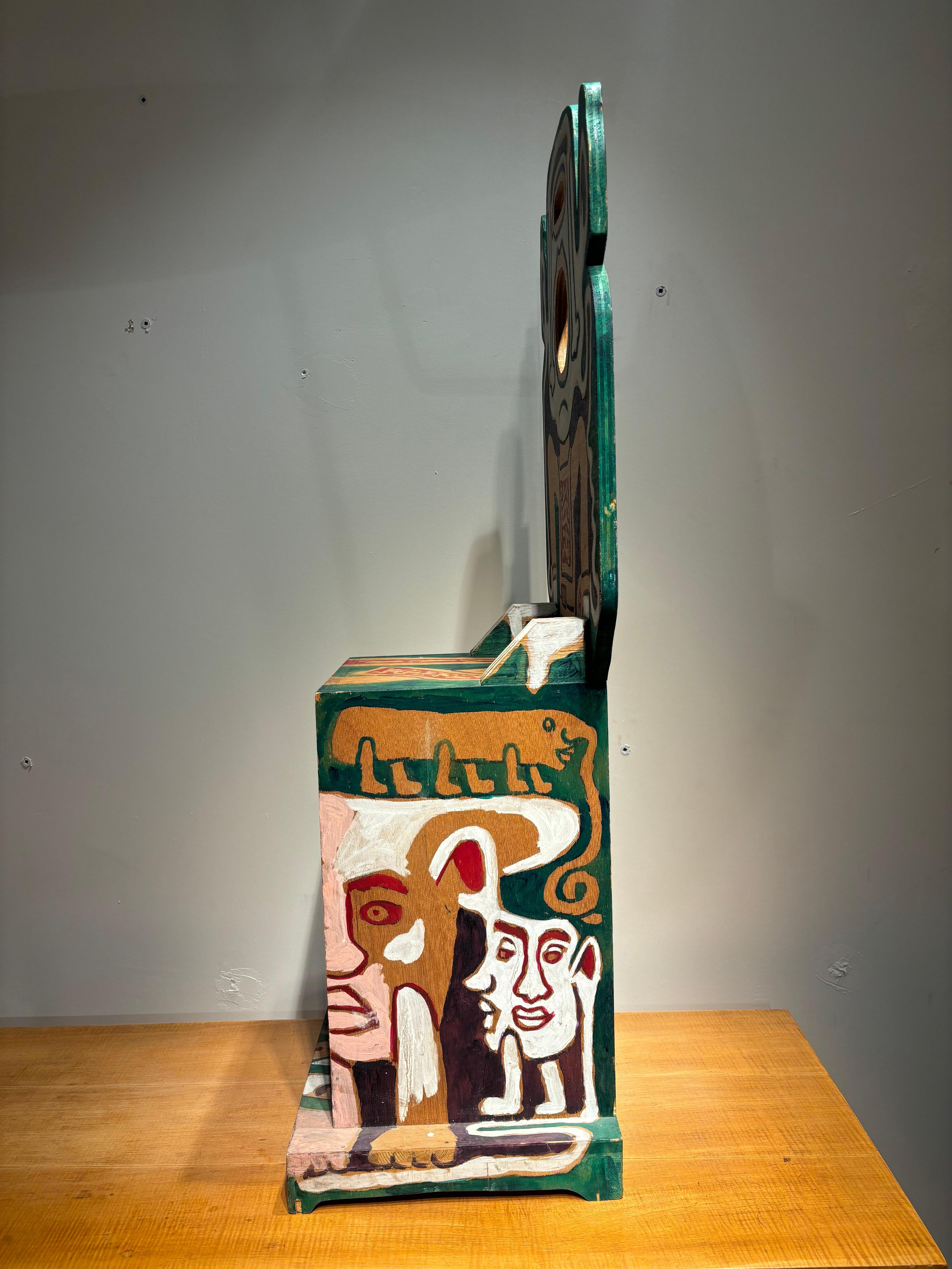 Chaise sculptée par Yvon Taillandier en vente 4