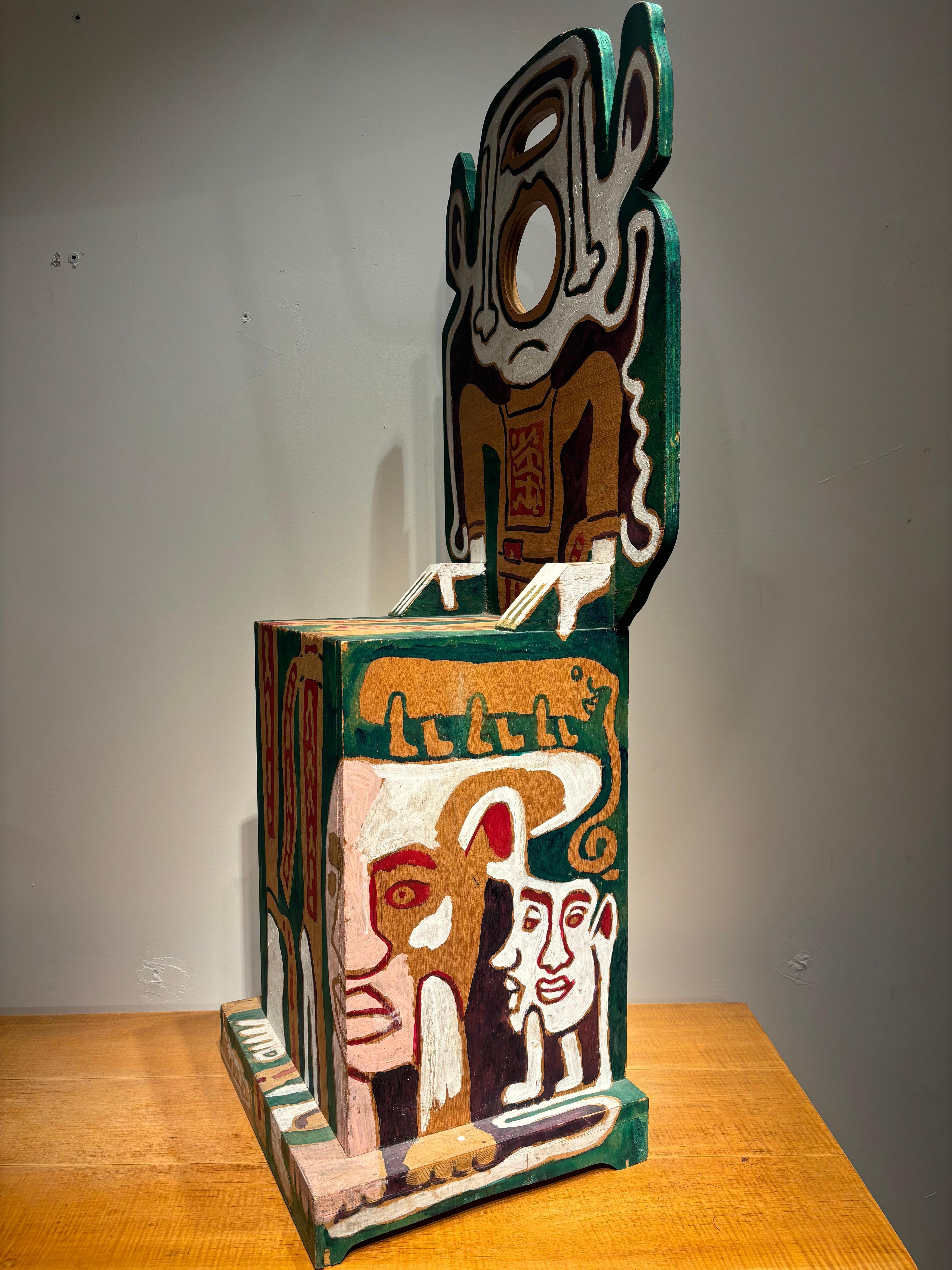 Chaise sculptée par Yvon Taillandier en vente 5