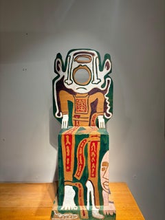 Rarissime chaise sculpture par Yvon Taillandier