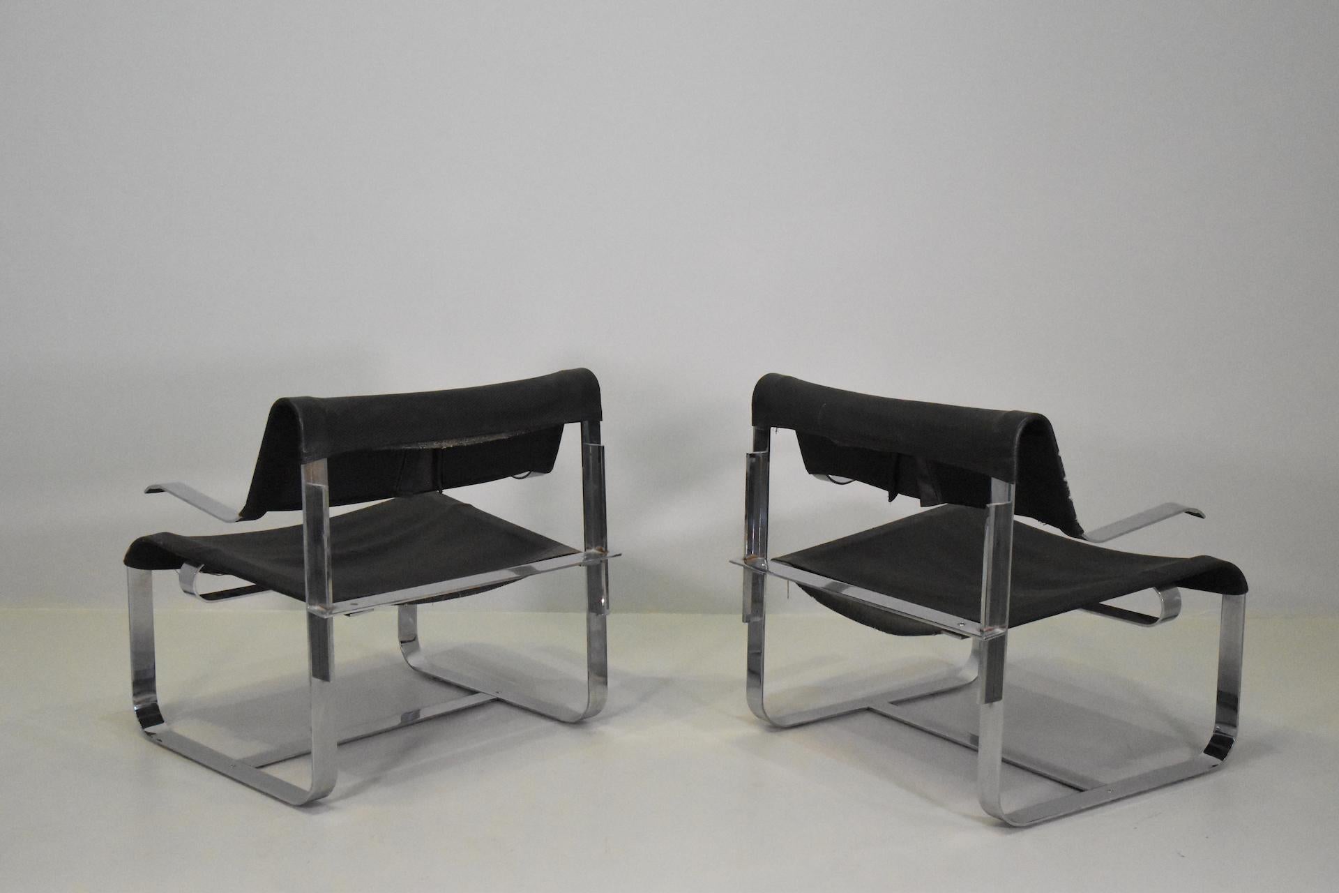 Sehr selten  Sessel Modell P100 Entworfen von Giovanni Offredi für Saporiti (Italian) im Angebot