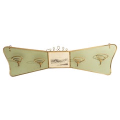 Very rare wall-mounted coat rack, 1940s