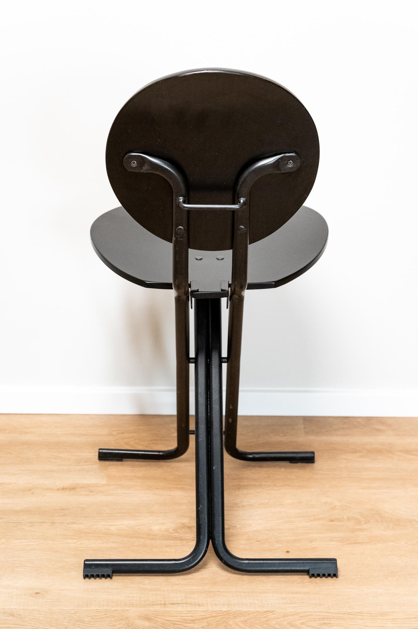 Italian RARE Set of Folding Chairs by Gastone Rinaldi for Thema, 1960s For Sale
