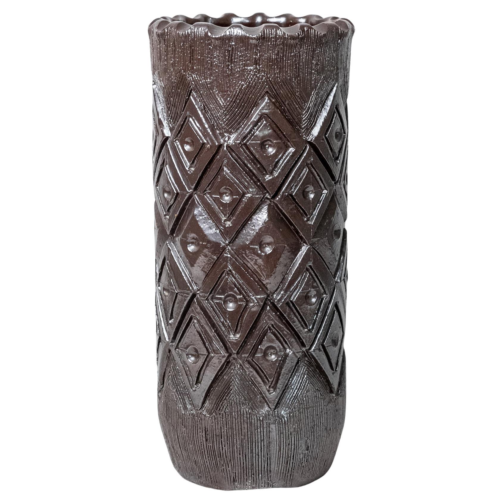 Sehr seltene Bitossi Ziervase, Blumen- oder Schirmständer, 1960er Jahre im Angebot