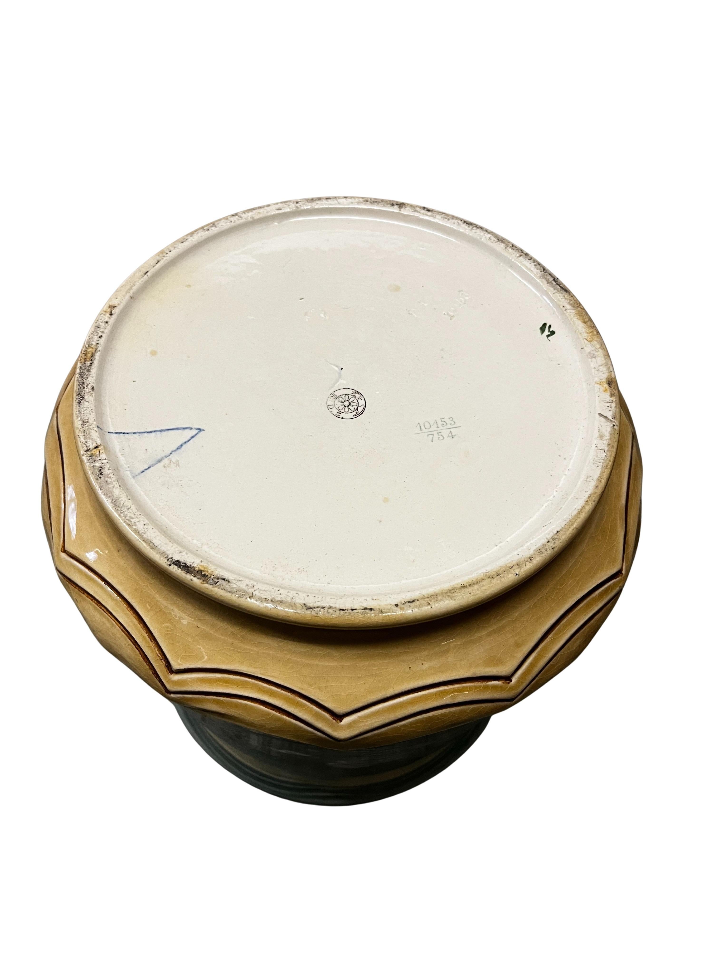 Rareté : accessoires de pêche, seau à poisson, céramique, 1900, Znojmo Znaim, Rép. tchèque en vente 3