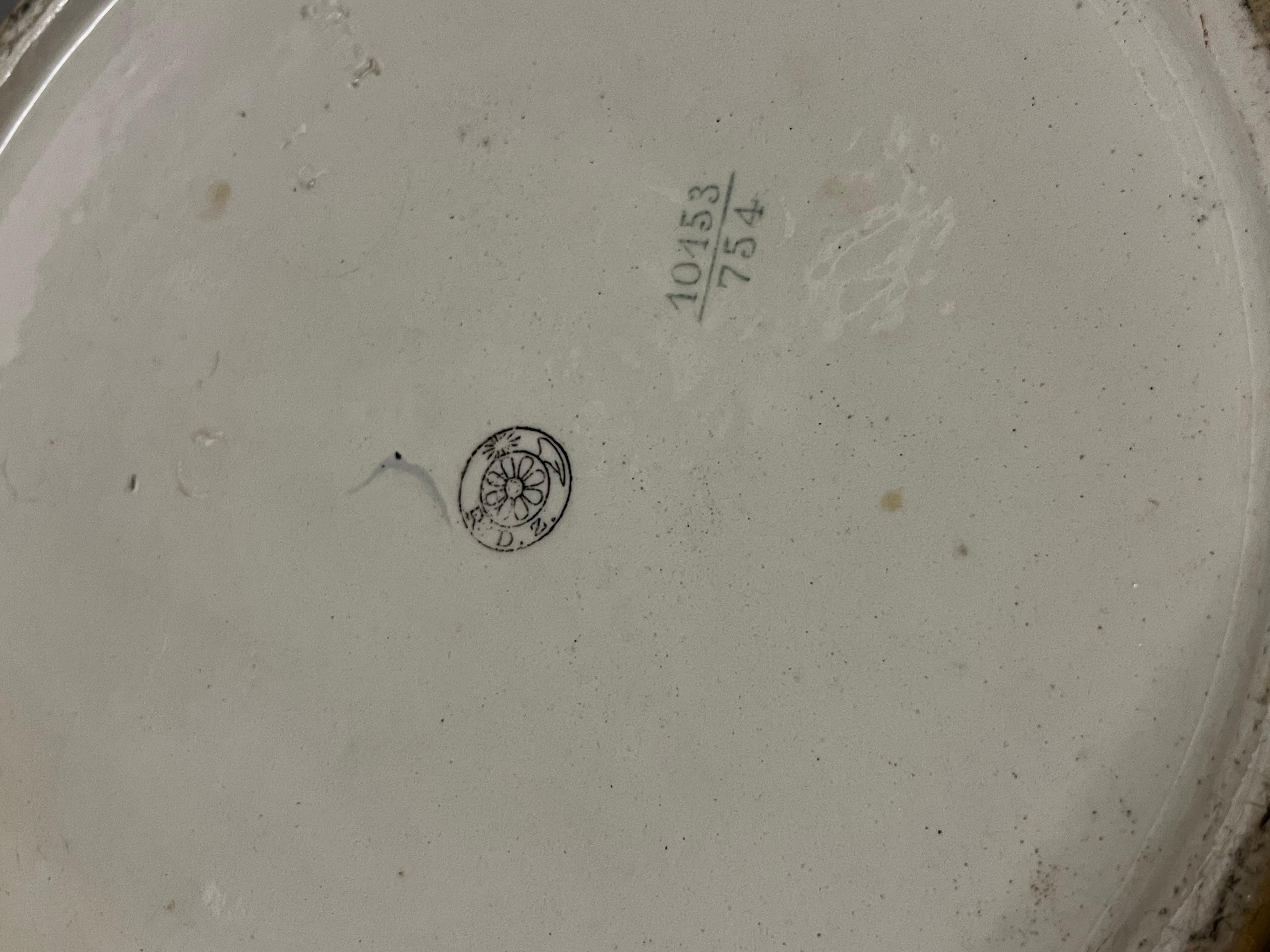 Rareté : accessoires de pêche, seau à poisson, céramique, 1900, Znojmo Znaim, Rép. tchèque en vente 5