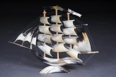 Rarity Model Sailing Ship Horn, 1950
