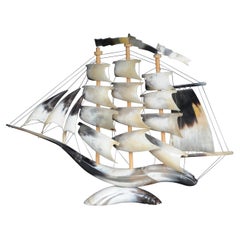 Rarity Model Sailing Ship Horn, 1950