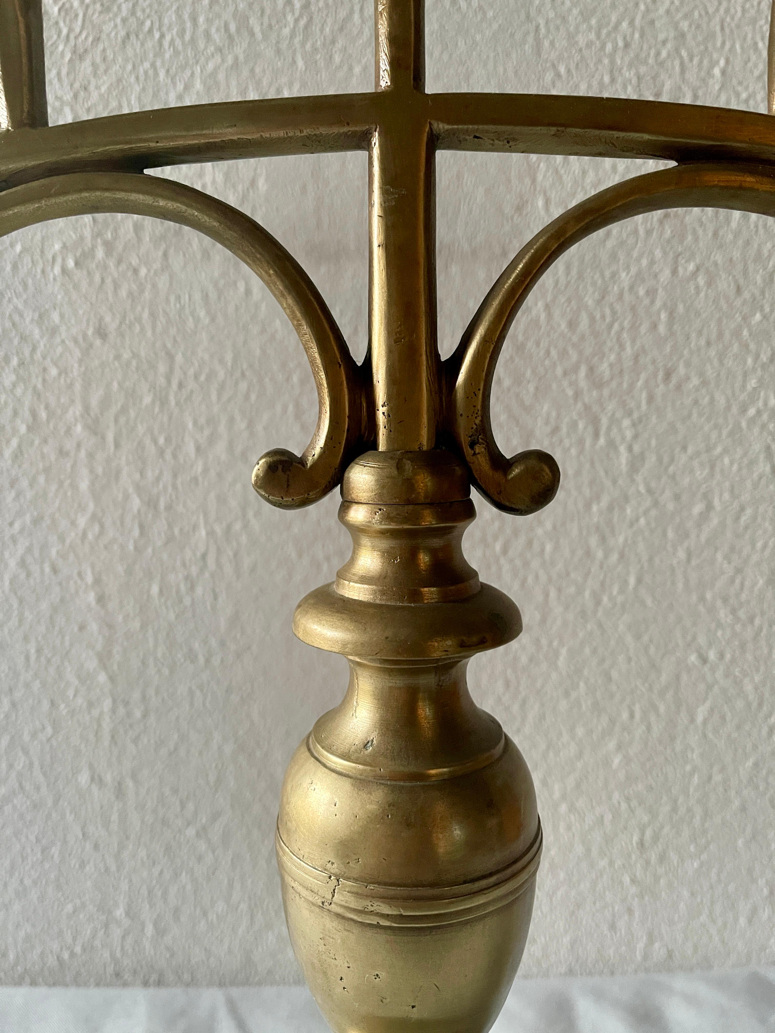 Rare candélabre italien antique à 7 flammes en vente 3