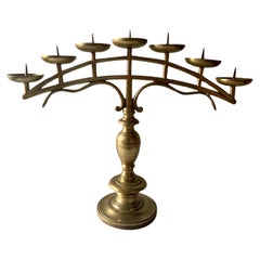 Rare antique Italian 7-flame candelabra