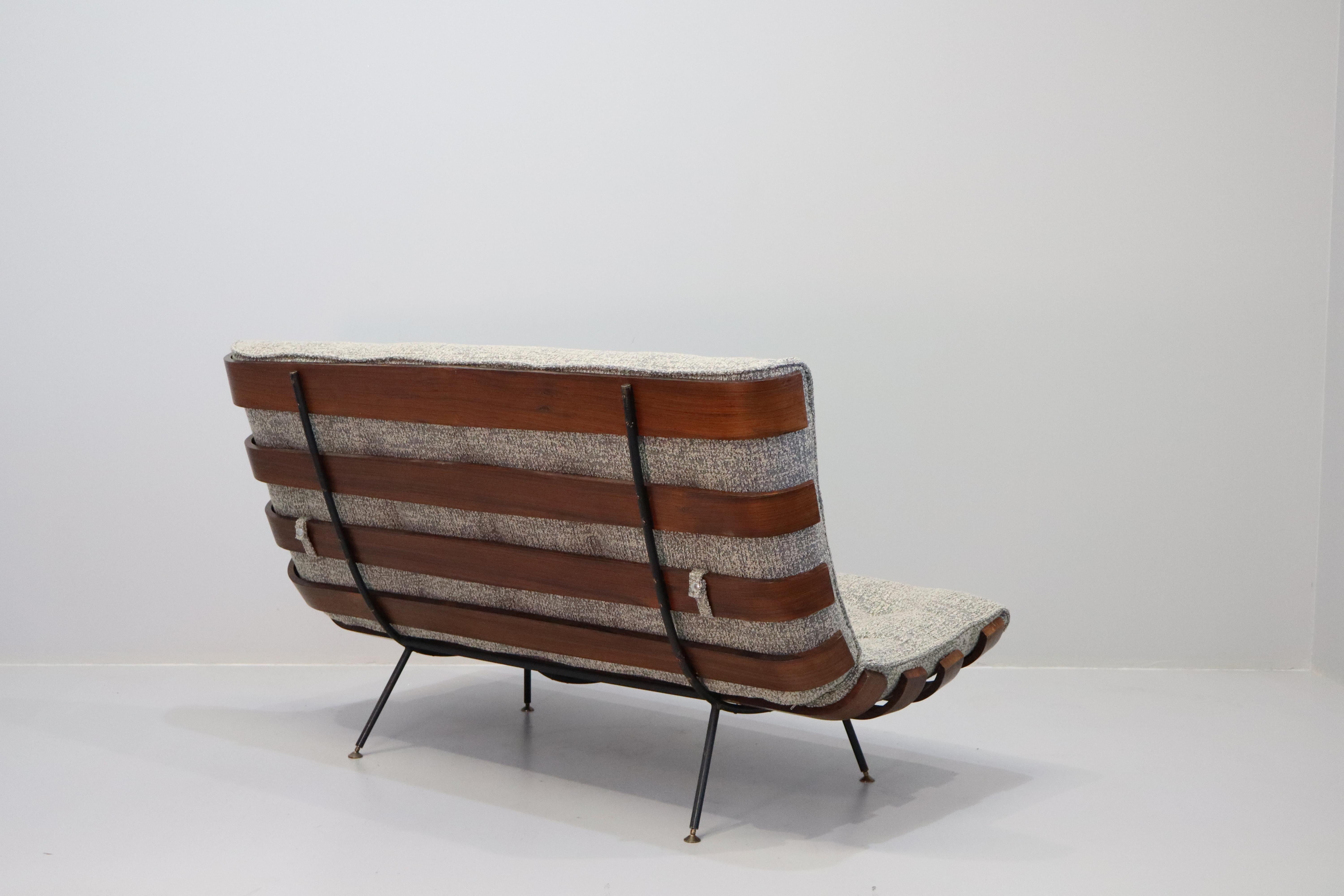 Rare Sofa bed designer Martin Eisler and Carlo Hauner Costela  For Sale 2