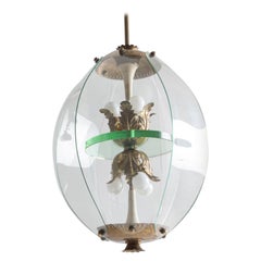 Rare lustre de Pietro Chiesa pour Fontana arte