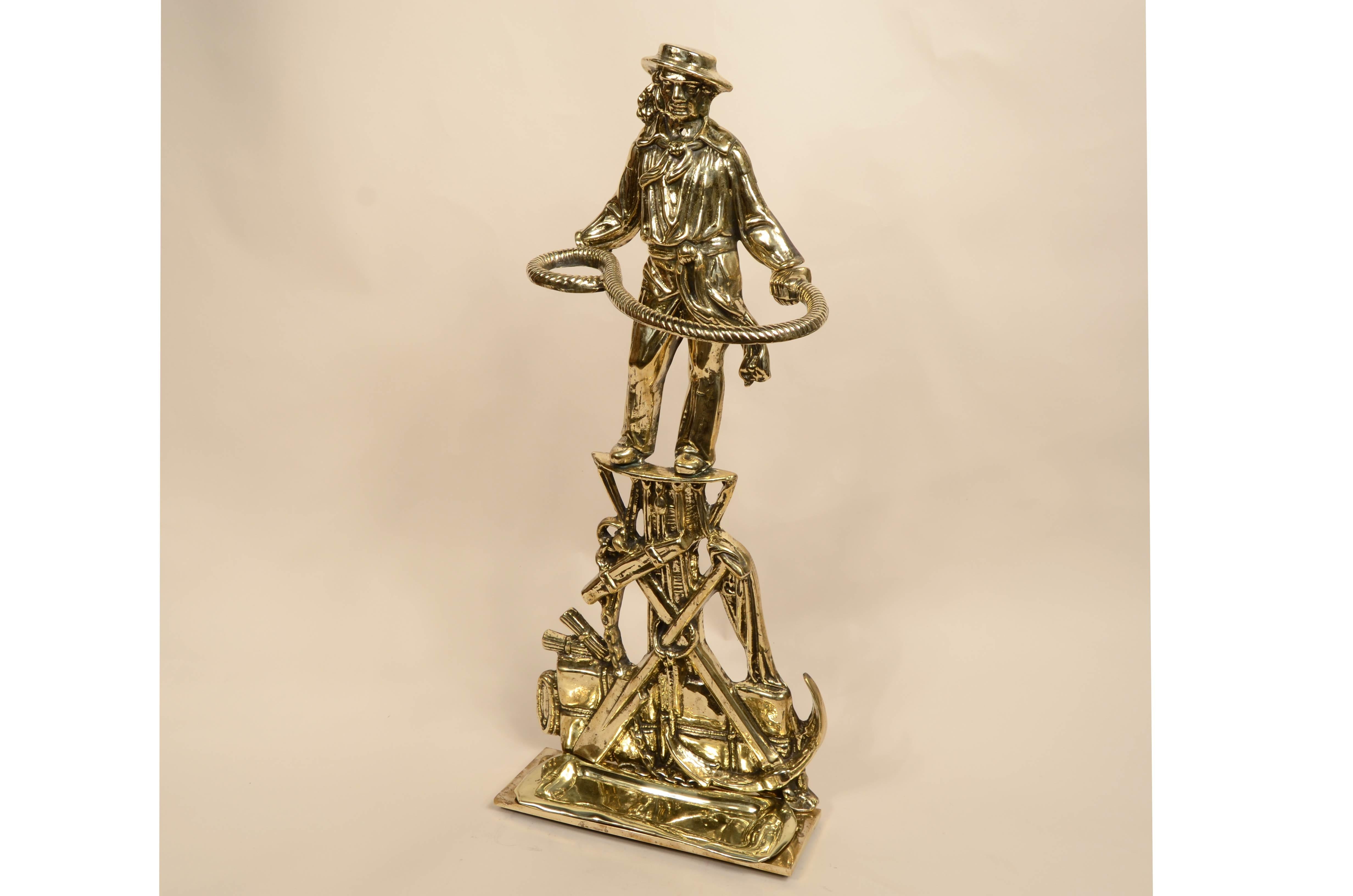 19th Century Raro Portaombrelli e porta bastone marinaio 