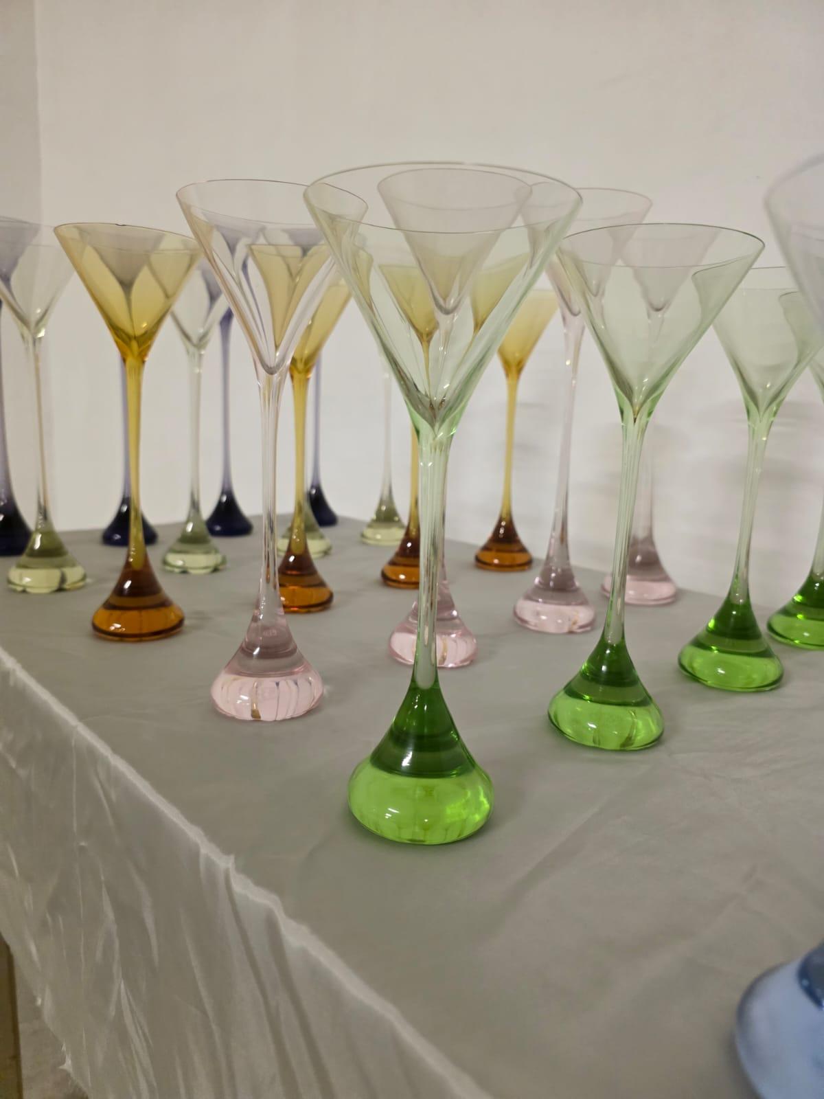 Late 20th Century Raro servizio modello Bouquet di Baccarat da 42 pezzi per 12 persone in vendita