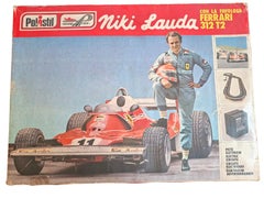 Rare Polistil Set A 901 - Niki Lauda Ferrari vs McLaren - Complete - Vintage 197