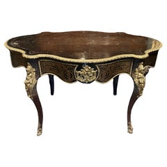 Used Rare table in the style of Boulle 19th century