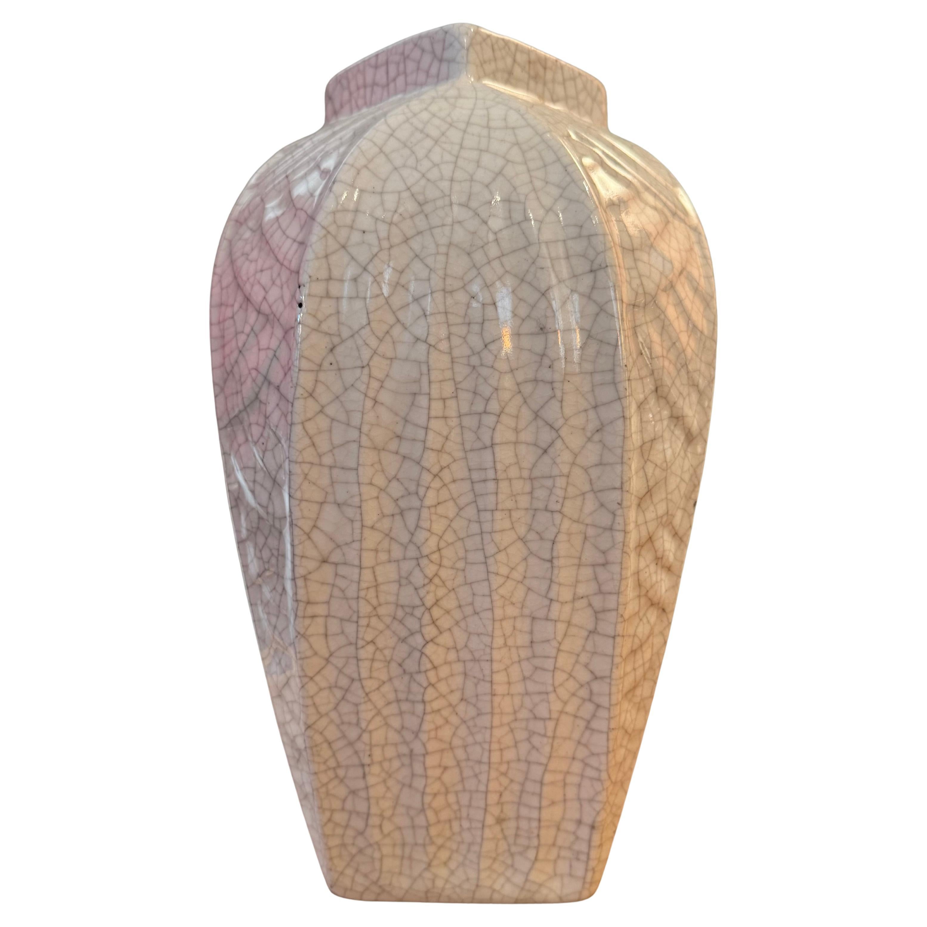 Rare craquele vase from 1930