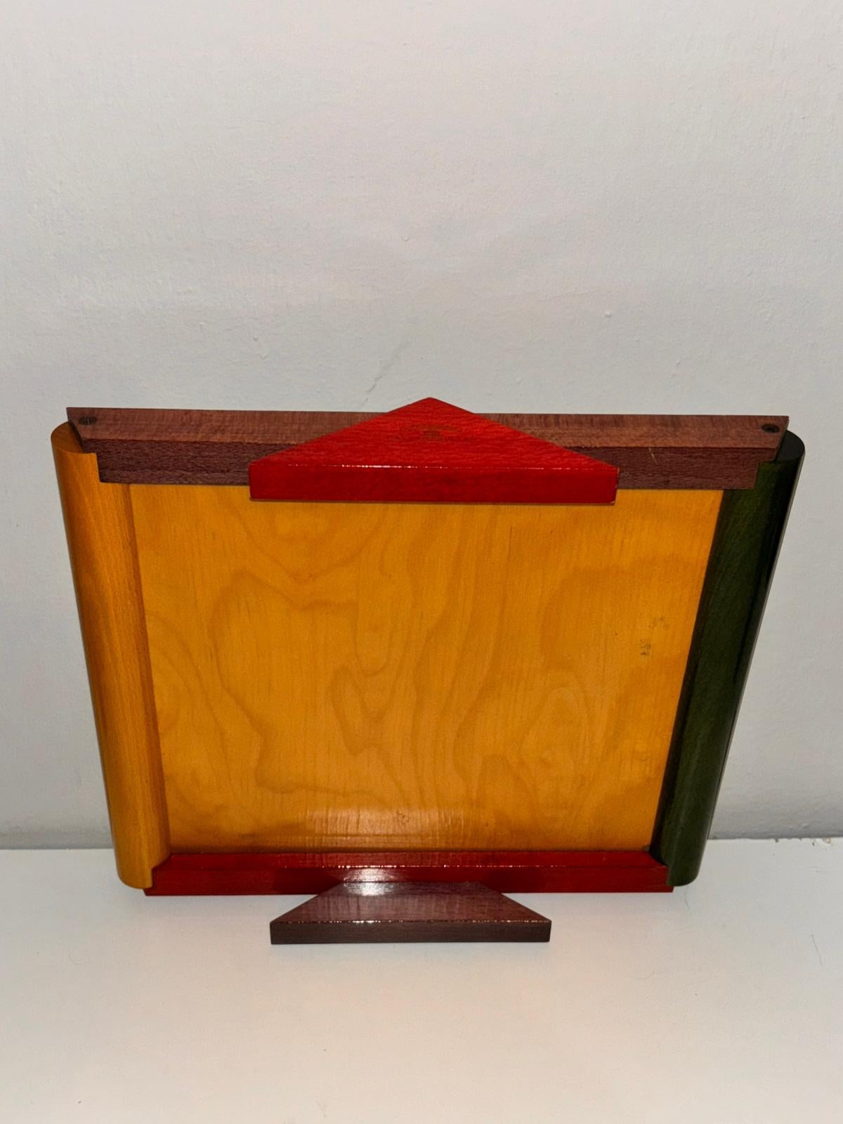 Peint à la main Quadrotto Accademia Lagostina Memphis design ETTORE SOTTSASS 1980 en vente