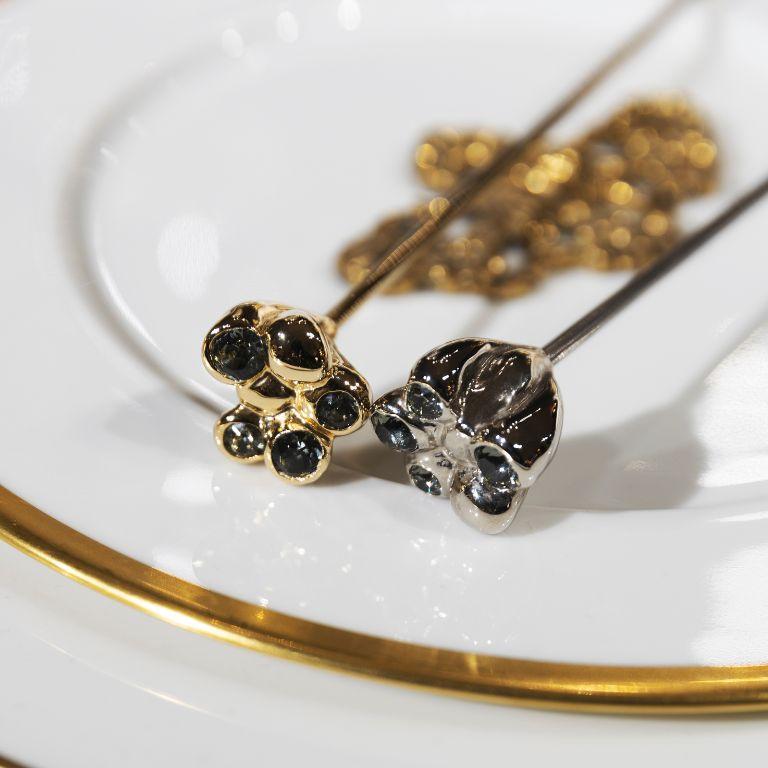 Raru - Lussuoso plettro da cocktail con cristalli Swarovski e finitura in nichel lucido In condizioni Nuovo in vendita a Porto, PT