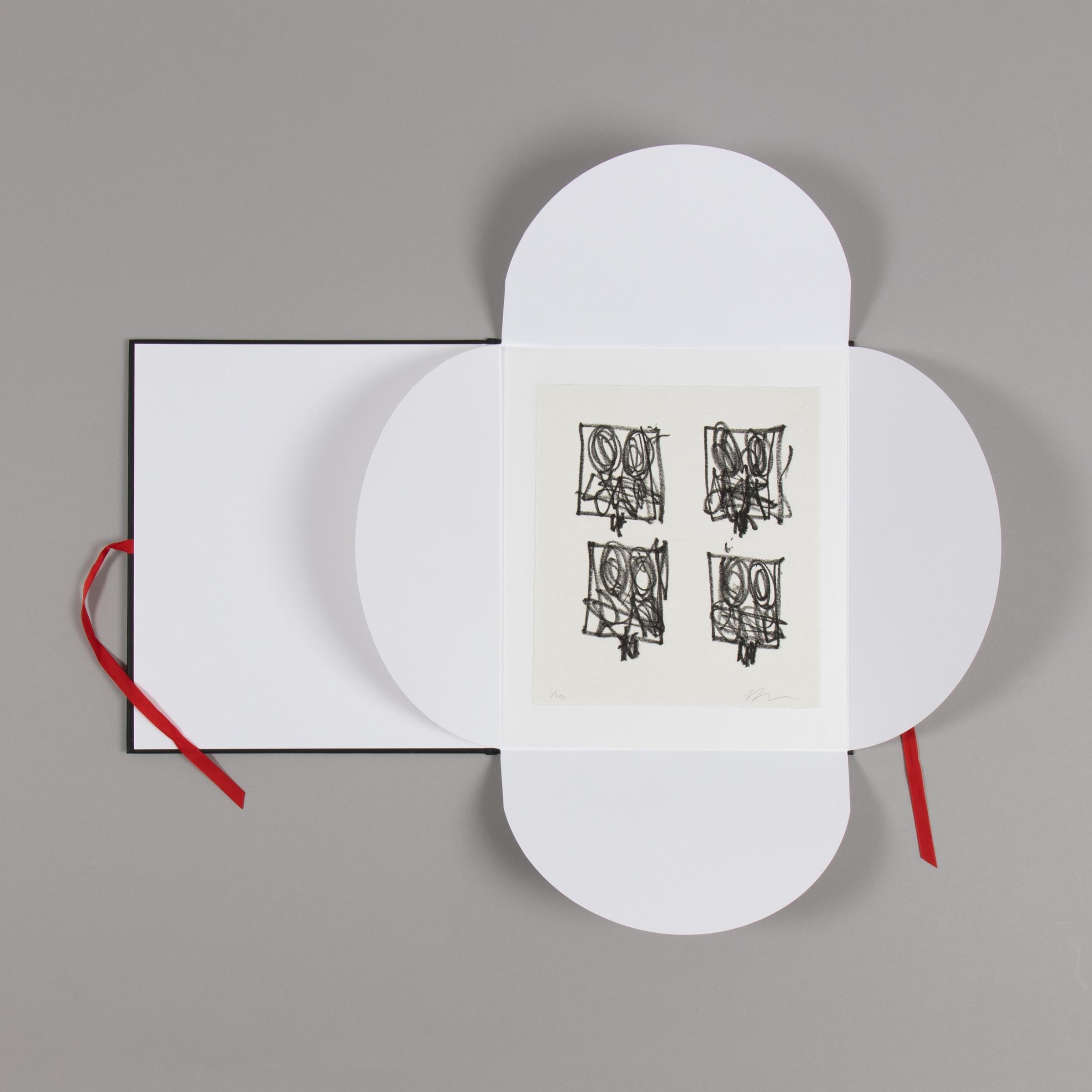 Rashid Johnson, Impresión ansiosa sin título - Grabado original, Impresión firmada en venta 2
