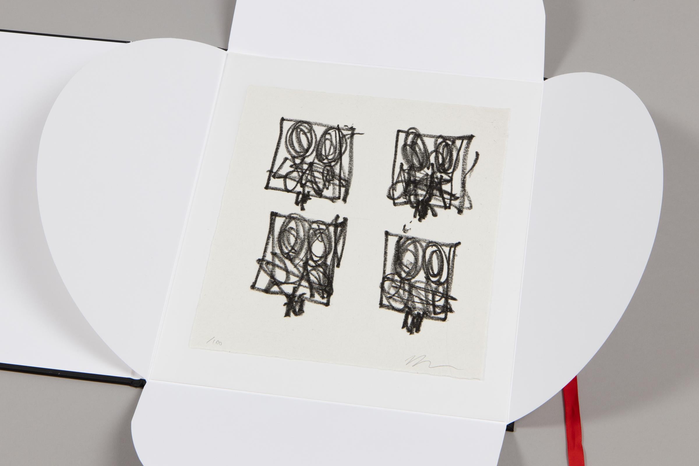 Rashid Johnson, Impresión ansiosa sin título - Grabado original, Impresión firmada en venta 3