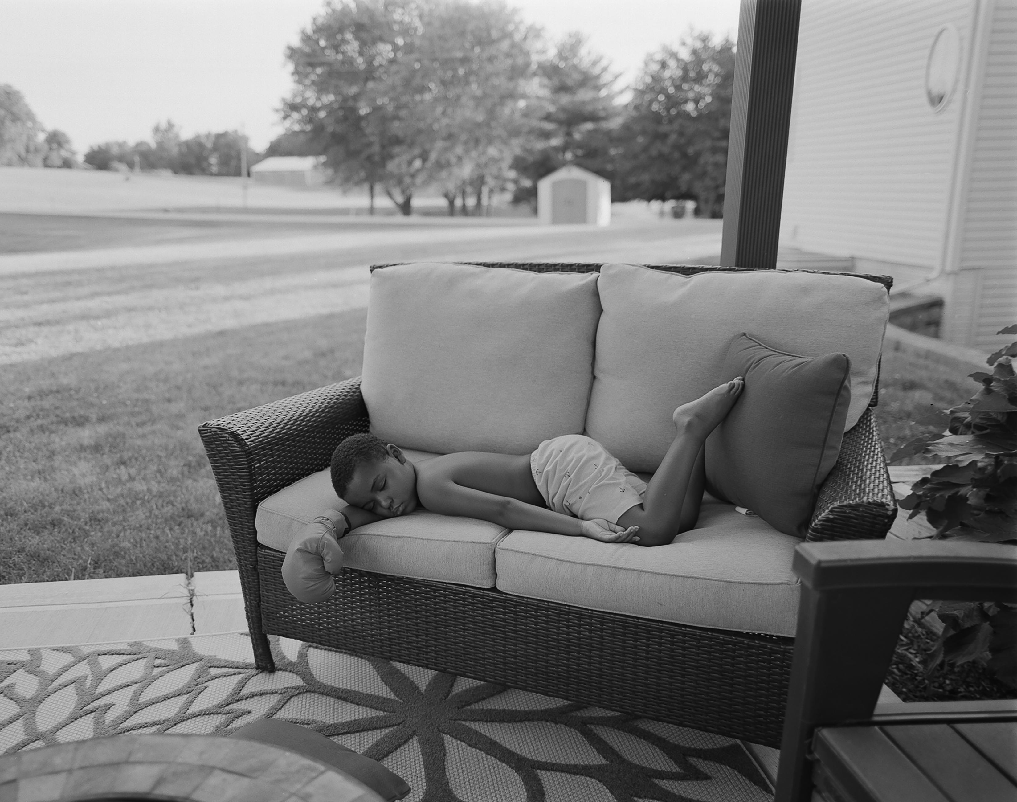 Rashod Taylor Portrait Photograph - Tired of Fighting